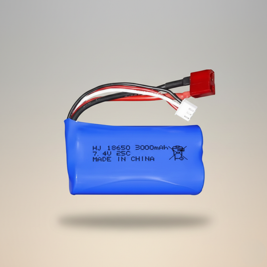 RC-Ersatzakku 7,4V – mit Ladegerät (Bundle)